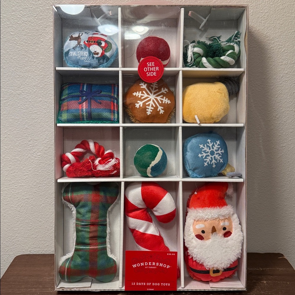 Wondershop Christmas 12 Days Of Dog Toys